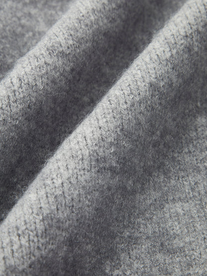 Übergroßer Offener Kragen Cardigan