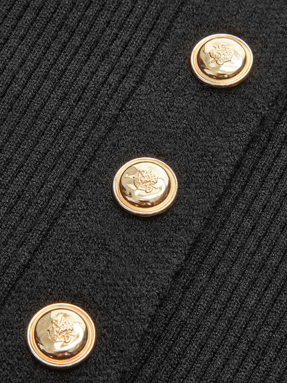 Knopf-Down Skinny Stricktop