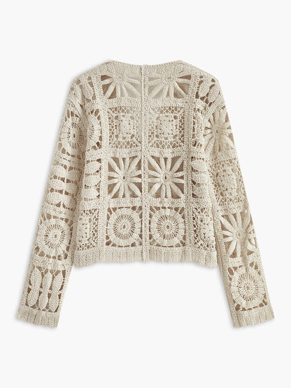 Karomuster Knopfjacke