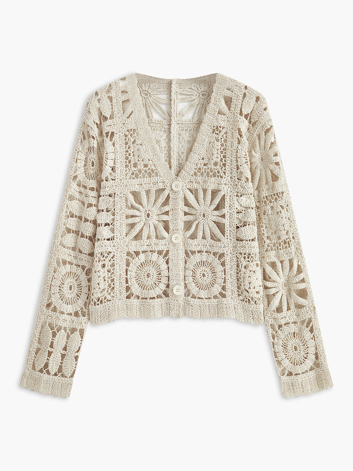 Karomuster Knopfjacke