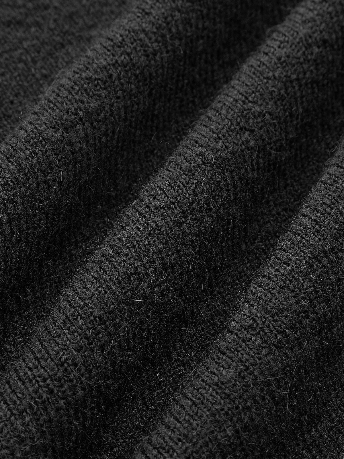 Wollmischung Strick-Blumen Cardigan