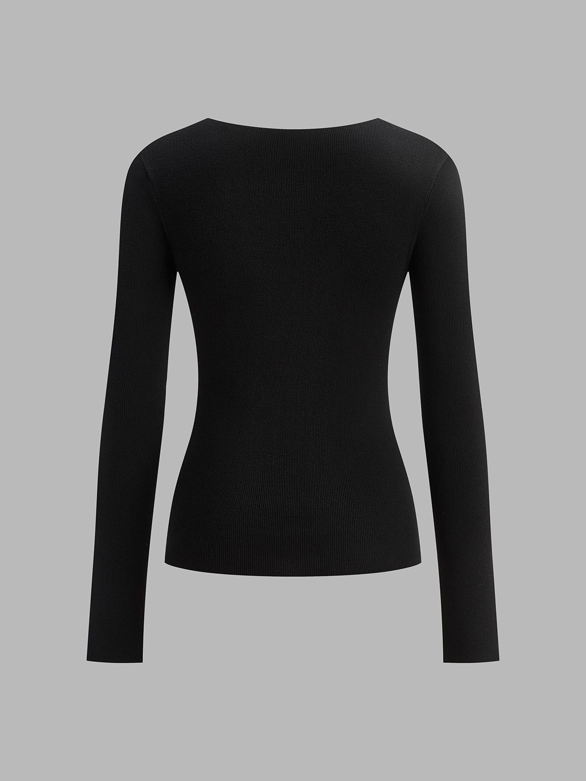 Zweifarbiger Stricktop