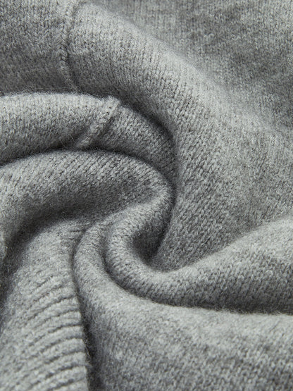 Knopf-Volant Ärmel Enges Cardigan