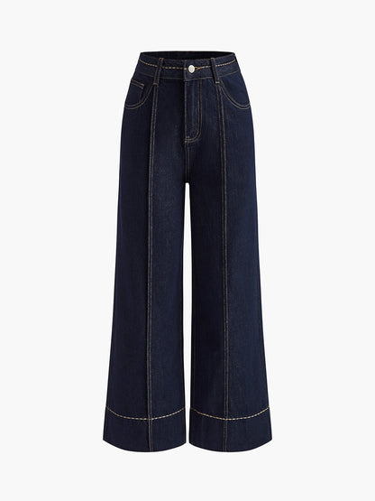 Weite Denim-Jeans