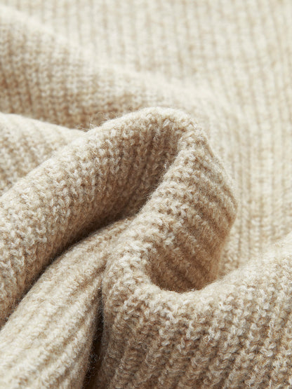 Wollmischung Reißverschluss Pullover Ko-ords