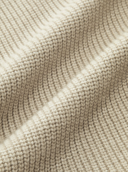 Wollmischung Peplum Saum Cardigan