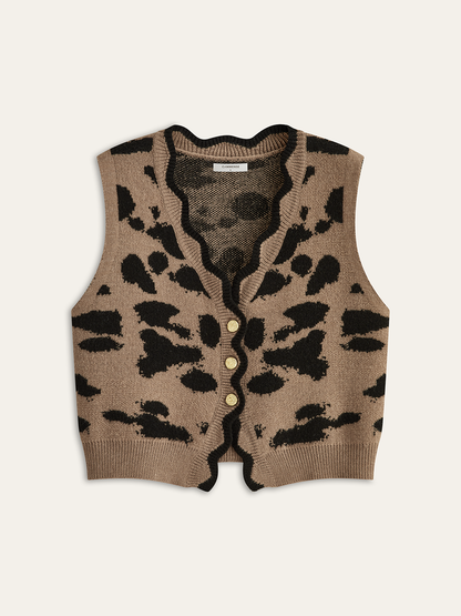 Leopard-Print Cardigan