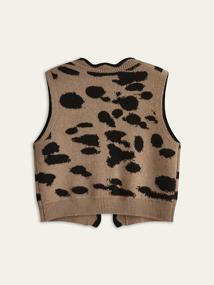 Leopard-Print Cardigan