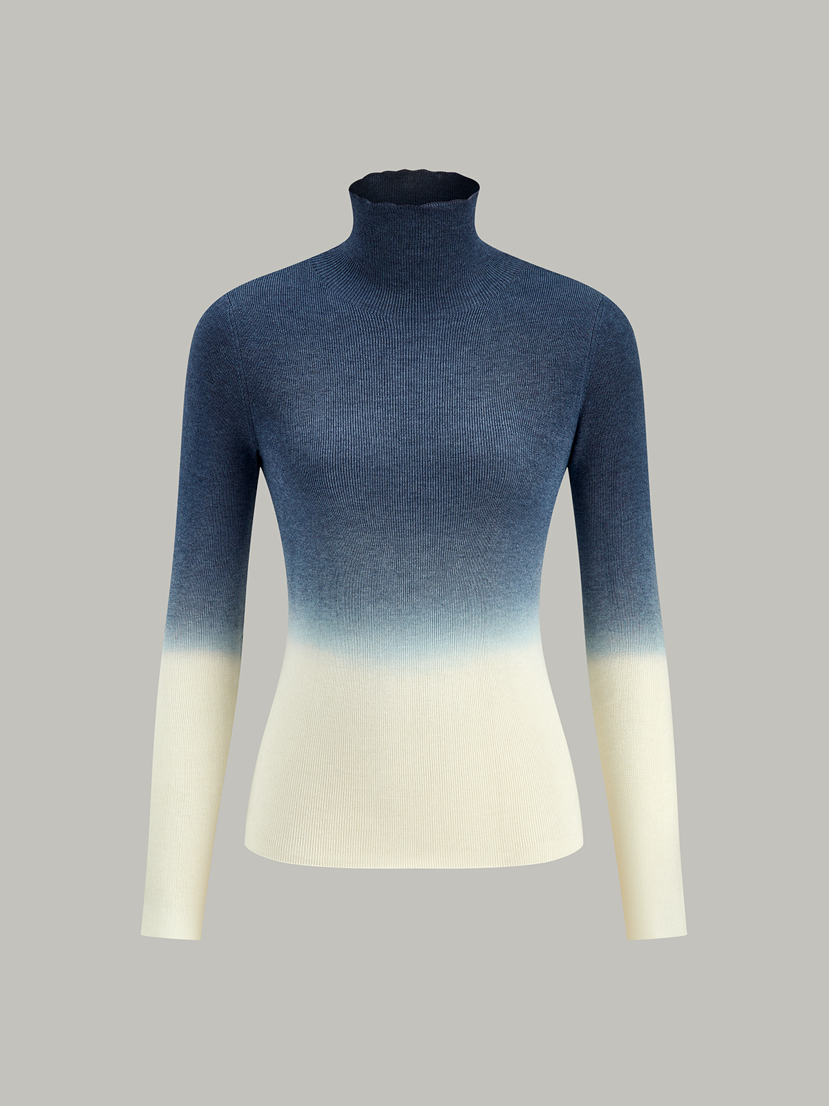 Wollmischung Ombre Slim Stricktop