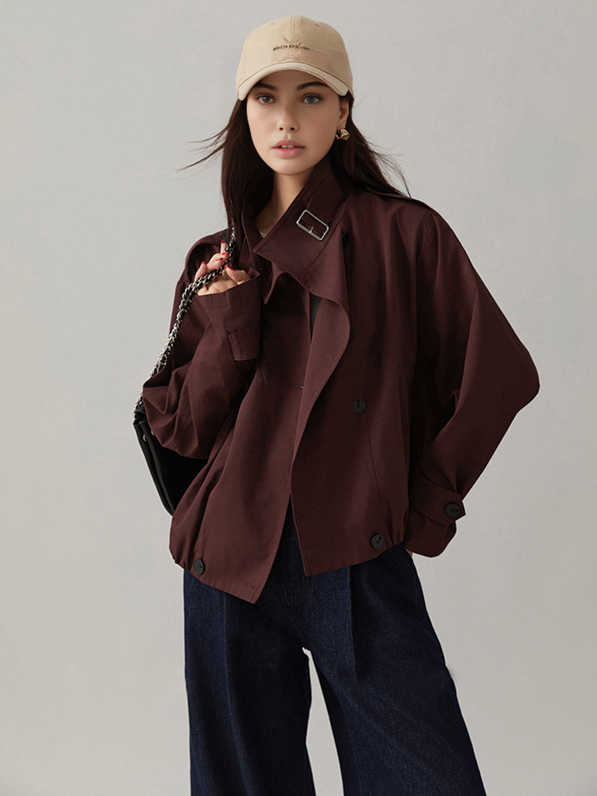 Vintage Lockere Trenchcoat