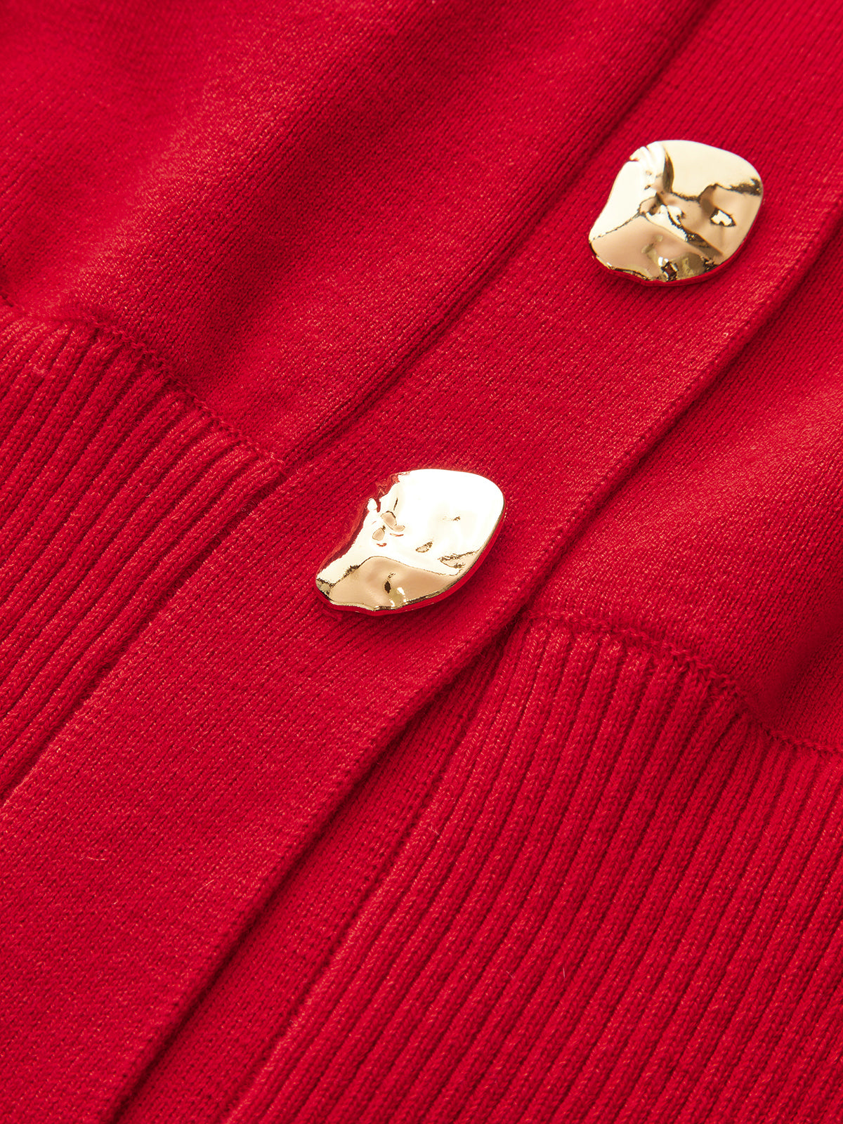 Wollmischung Cropped V-Ausschnitt Cardigan