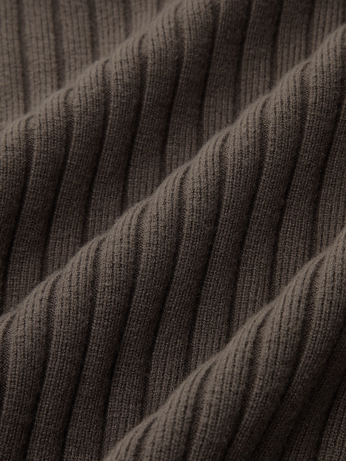 Rippstrick-Kragen-Cardigan mit Metallknöpfen