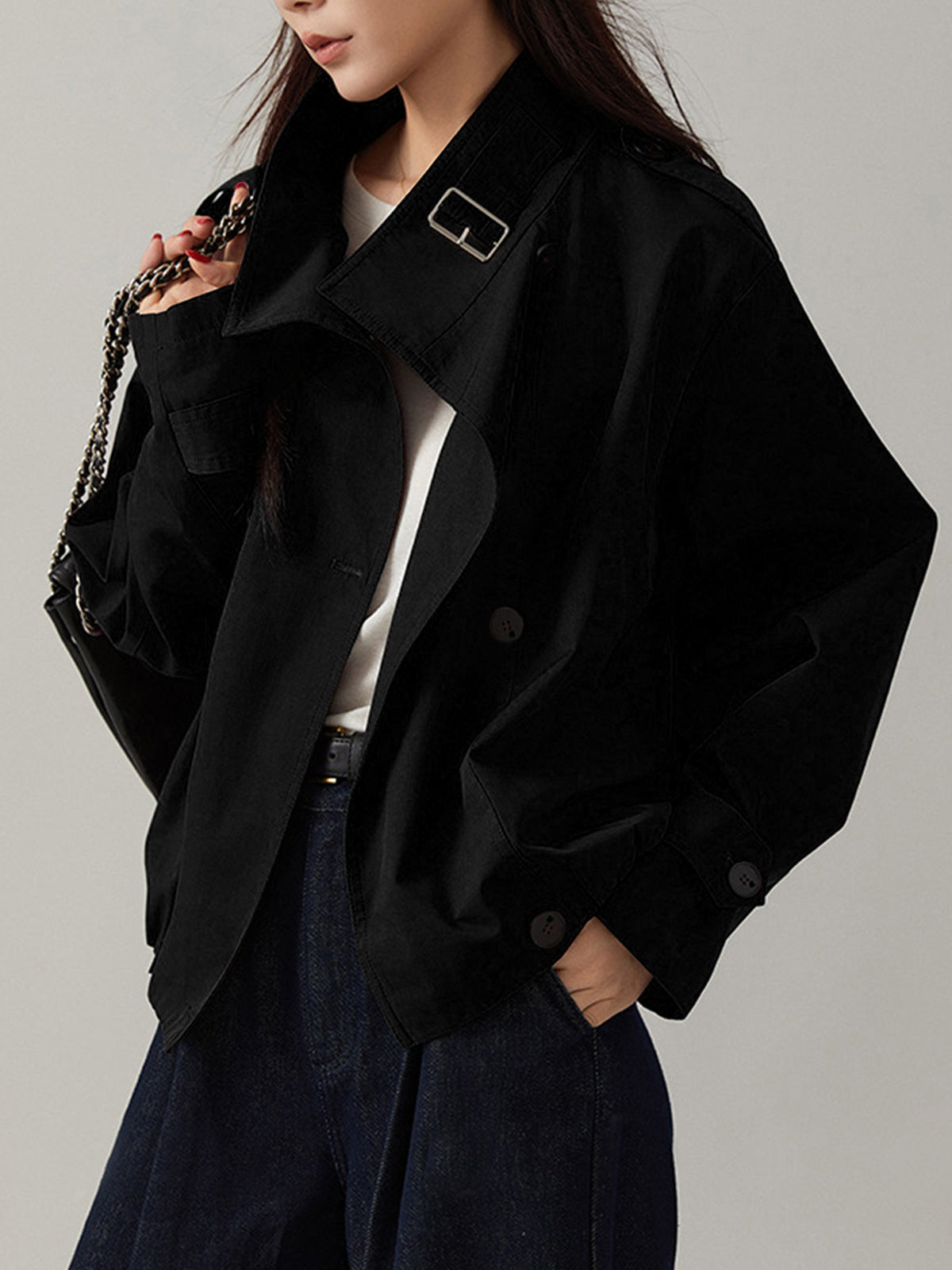 Vintage Lockere Trenchcoat