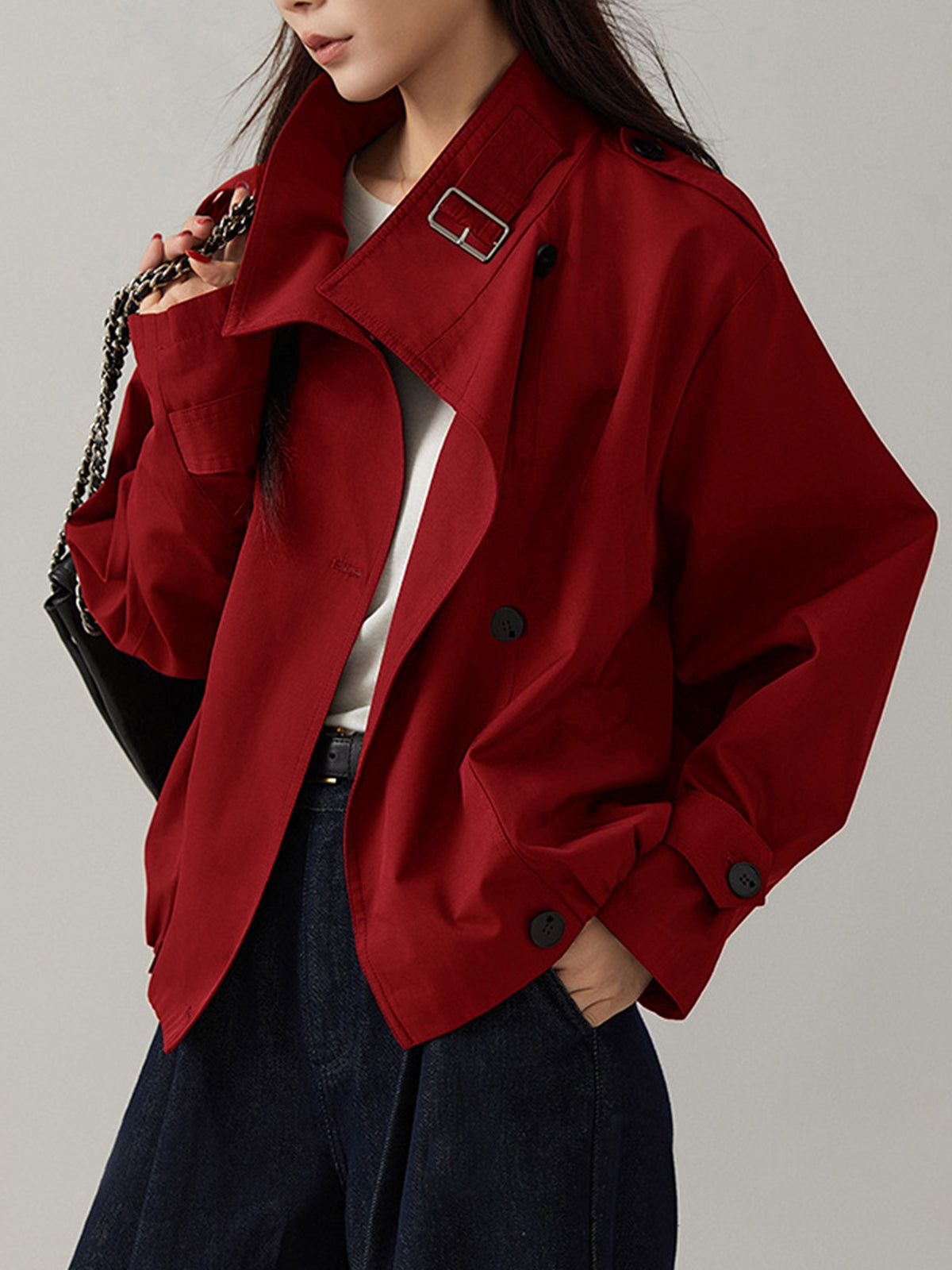 Vintage Lockere Trenchcoat