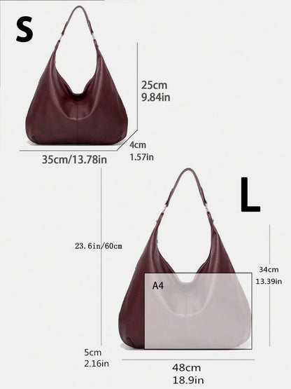 PU-Leder Hobo Tasche