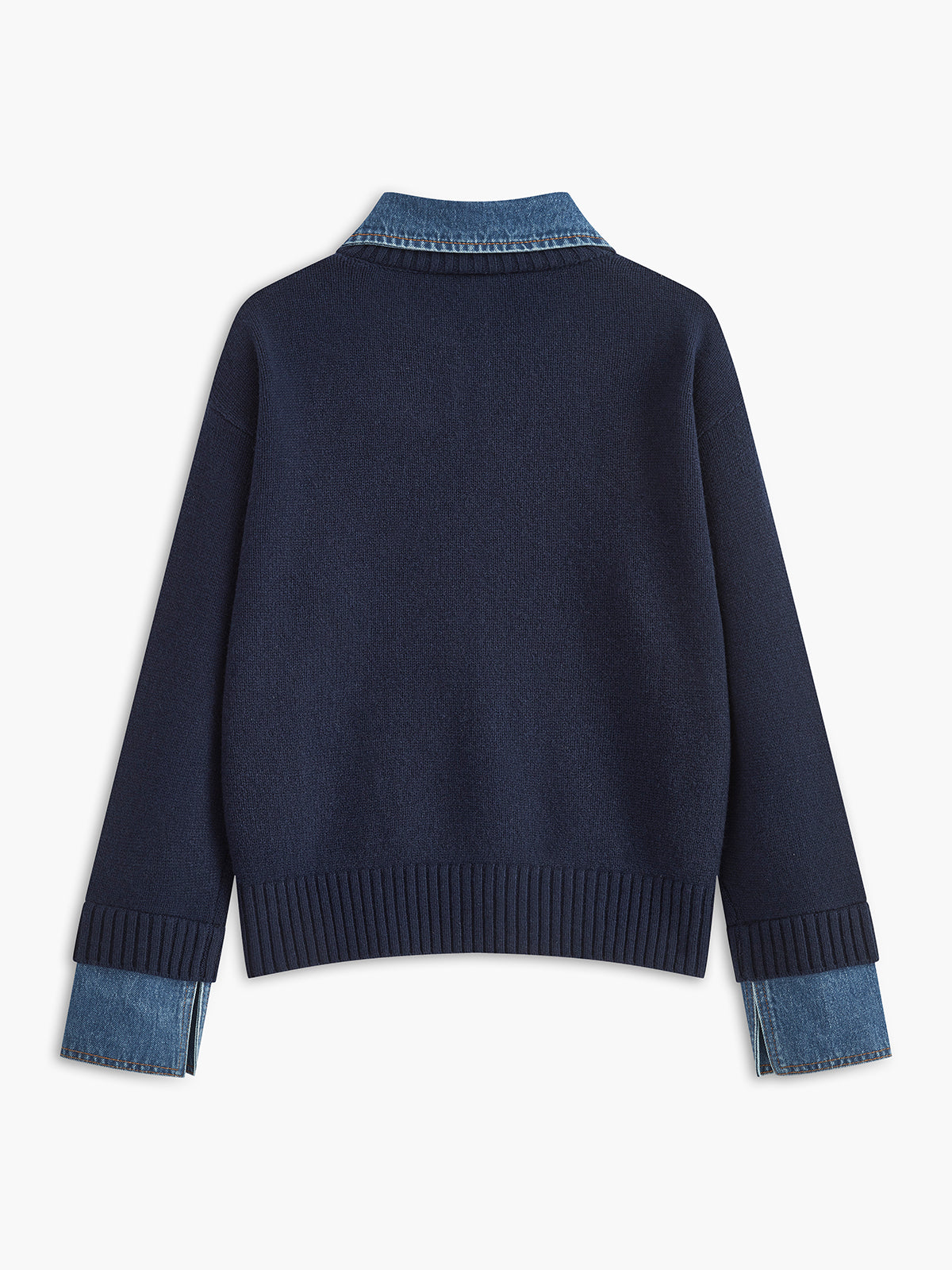 2 in 1 Panel Revers-Pullover