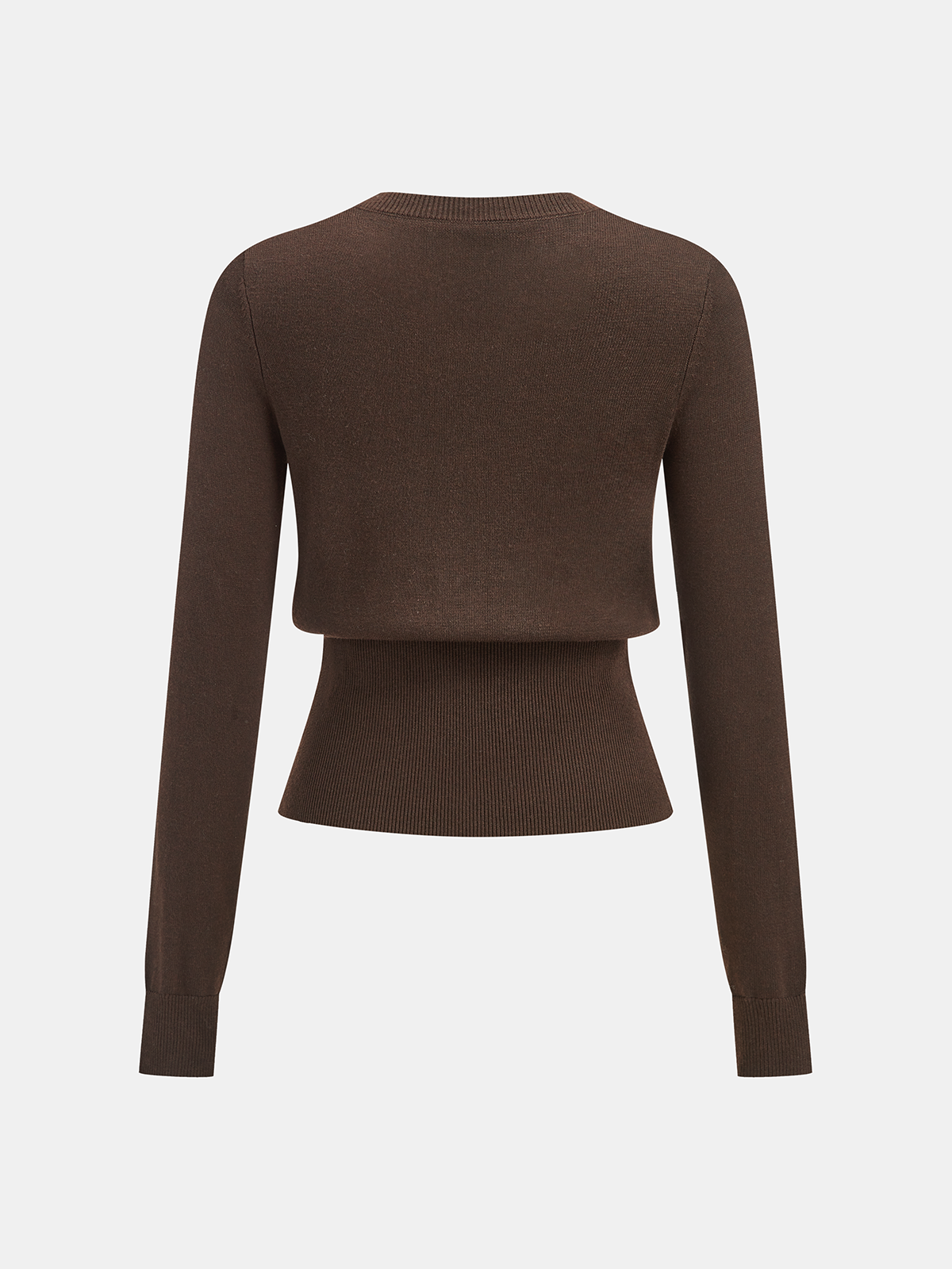 Metal Button Strickcardigan