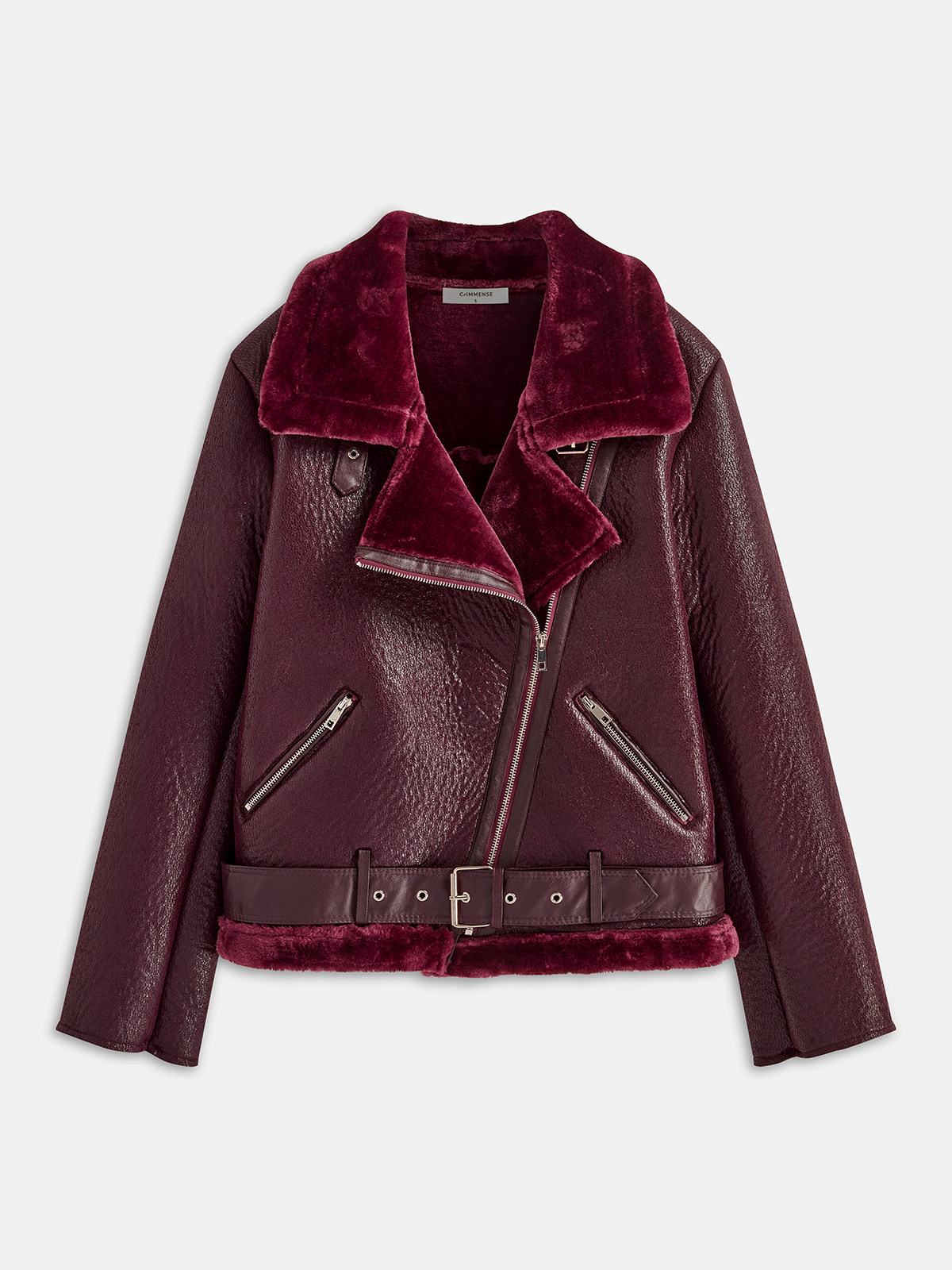 Reißverschluss Gürtel Soft Fleece Jacke