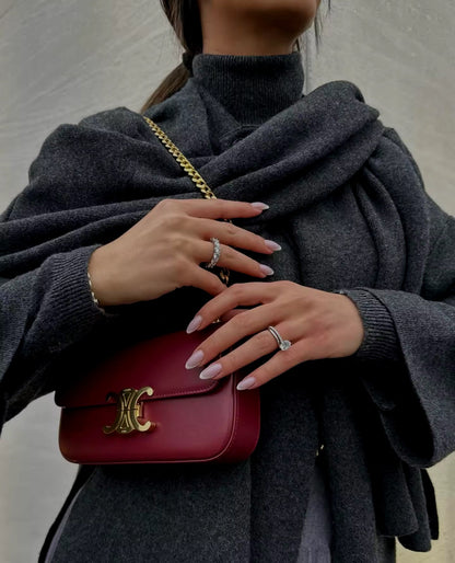 Mystique & Co™ Gilet Écharpe Chic