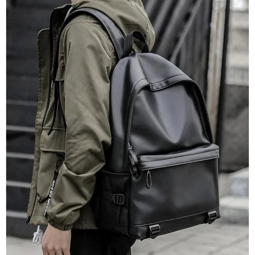 Herren Leder Rucksack