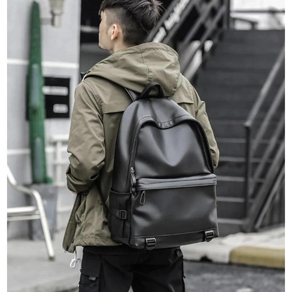 Herren Leder Rucksack