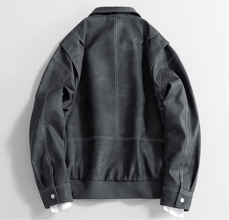 Hafford Klassische Lederjacke
