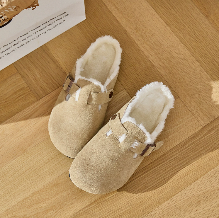 Lomari Winter Clogs – Beige