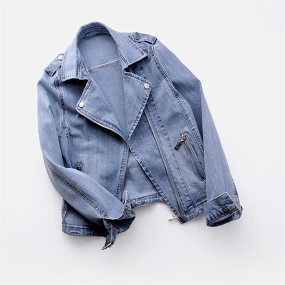 Freya Denim Zip-Jacke
