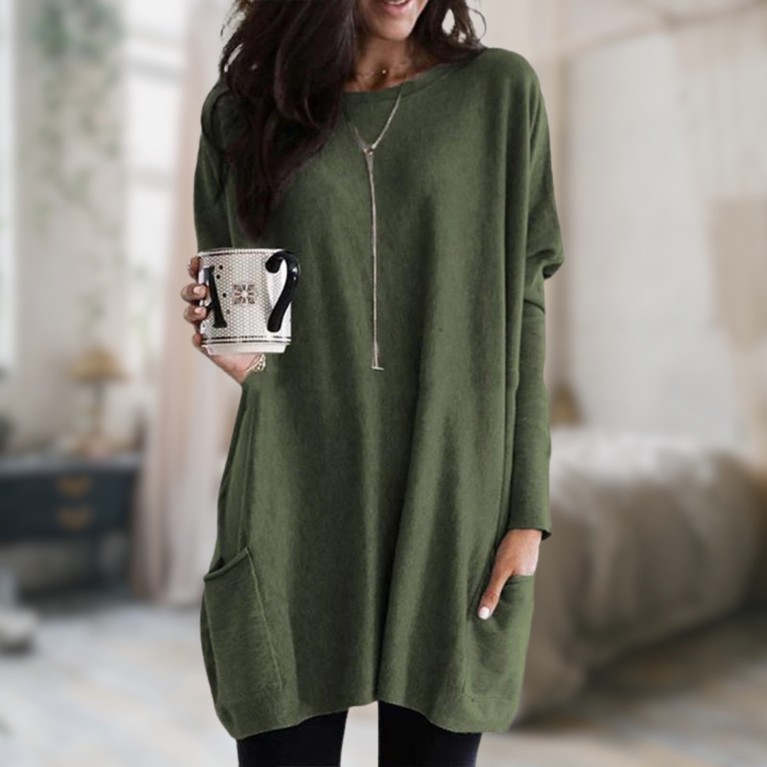 Esther | Lässiger Pocket Pullover