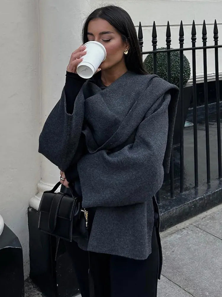 Mystique & Co™ Gilet Écharpe Chic