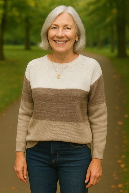 Sophie | Schmeichelnder Ombre Pullover