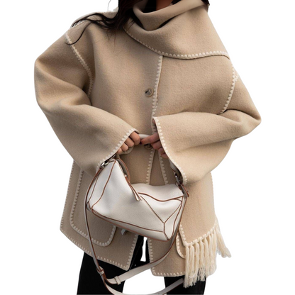 Claire | Mantel mit Schal