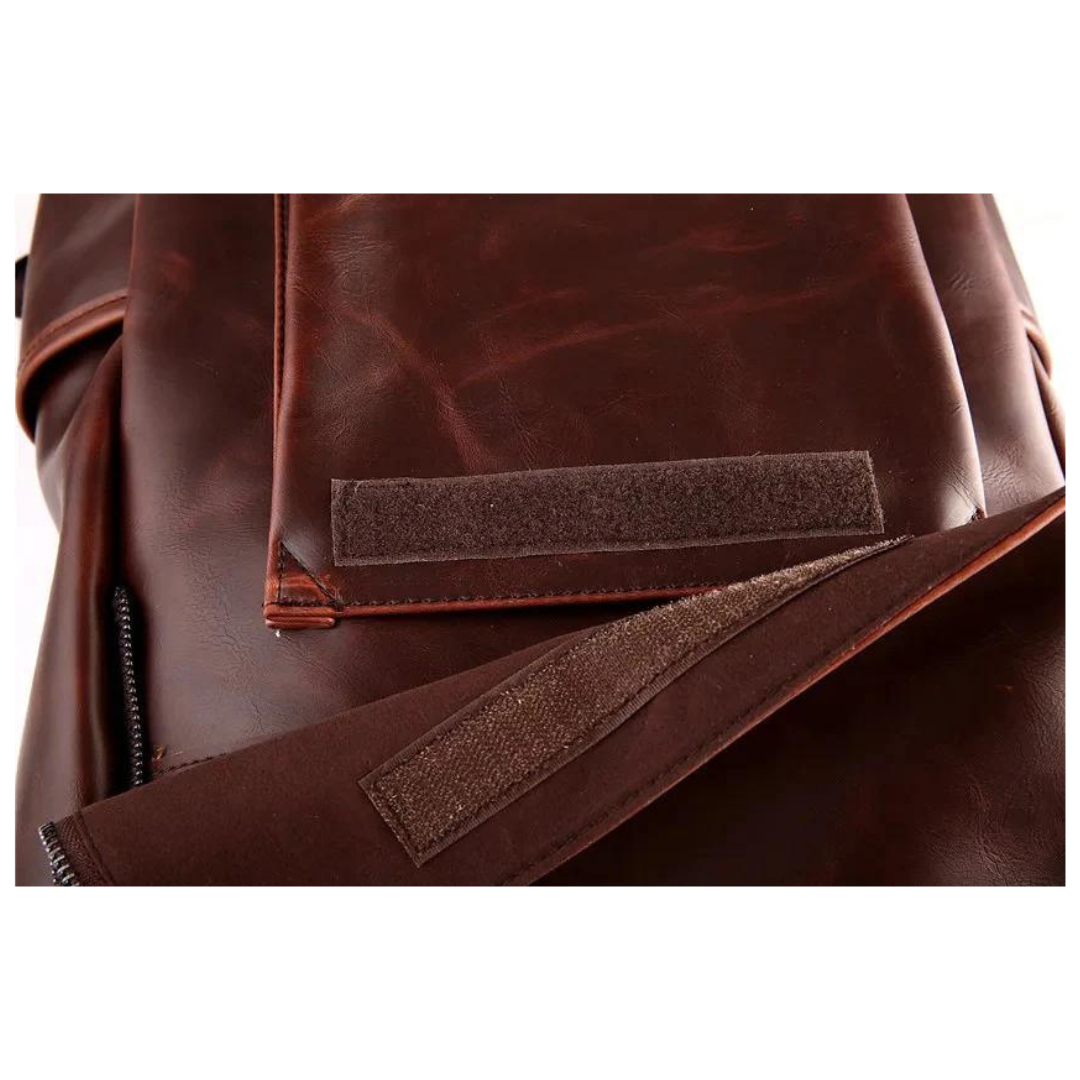 Handgefertigter Leder-Rucksack für Herren