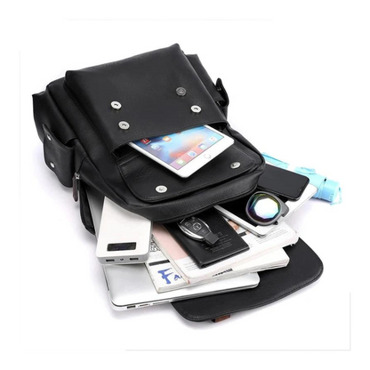 Vintage Stil Herren Leder Tasche