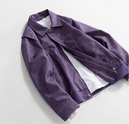 Hafford Klassische Lederjacke