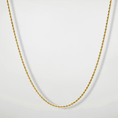 Seil Kette 3mm (Gold)