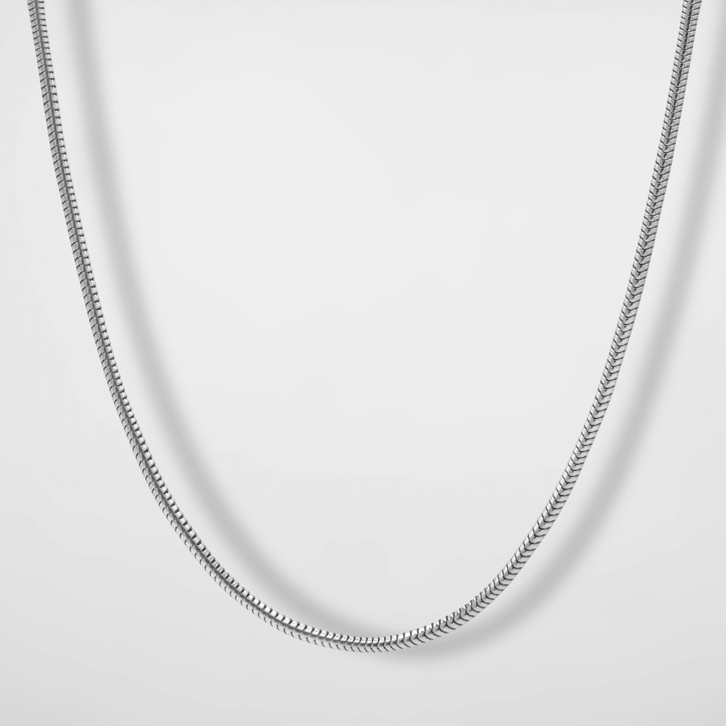 Runde Schlangenkette (Silber)