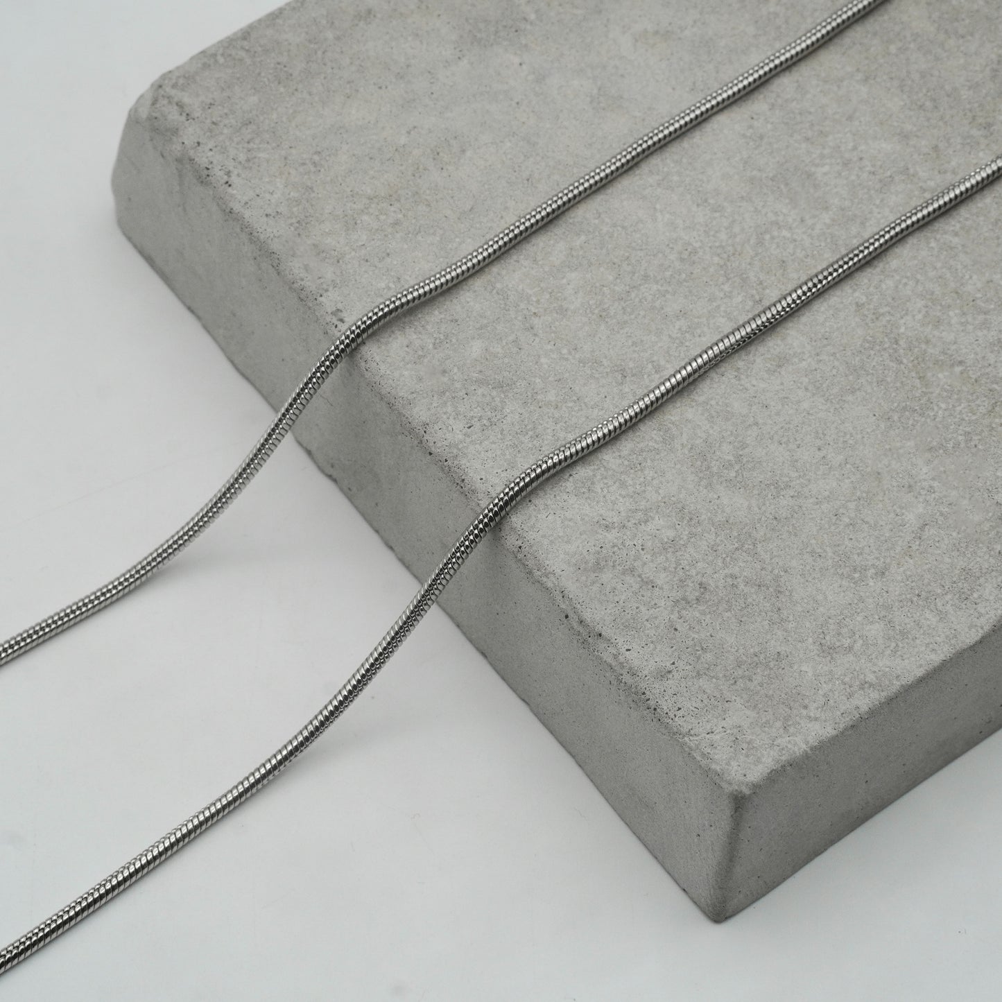 Runde Schlangenkette (Silber)