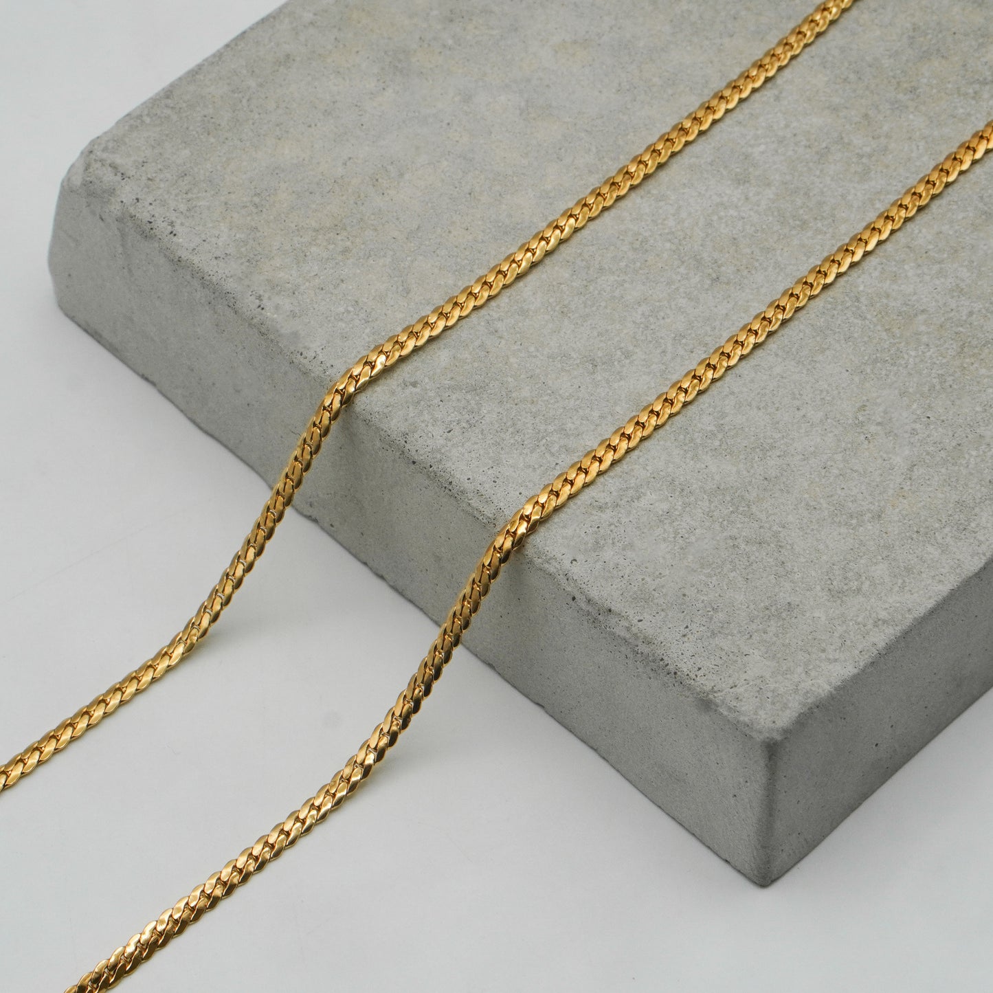 Miami Cubin Link Kette 2mm (Gold)