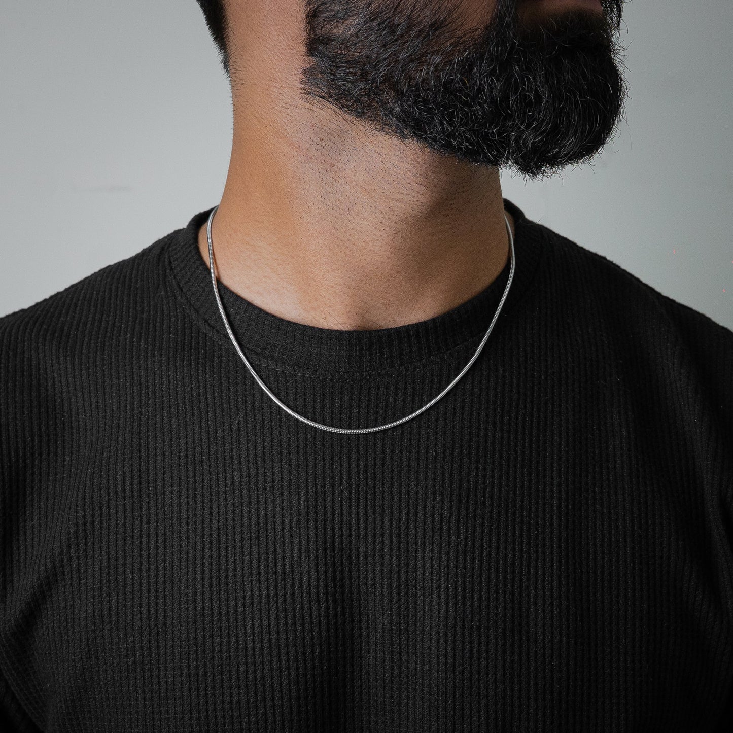 Runde Schlangenkette (Silber)