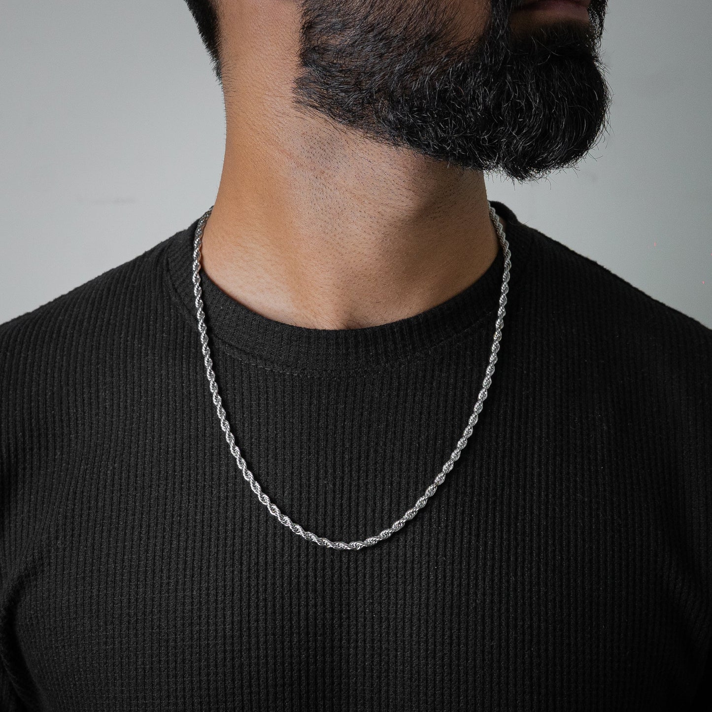 Rope Chain 4mm (Silber)