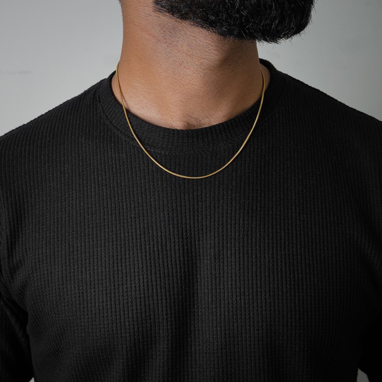 Runde Schlangenkette (Gold)