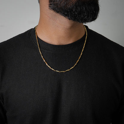 Trikon-Kette 2,5 mm (Gold)