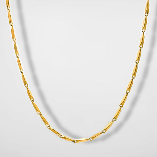 Trikon-Kette 2,5 mm (Gold)