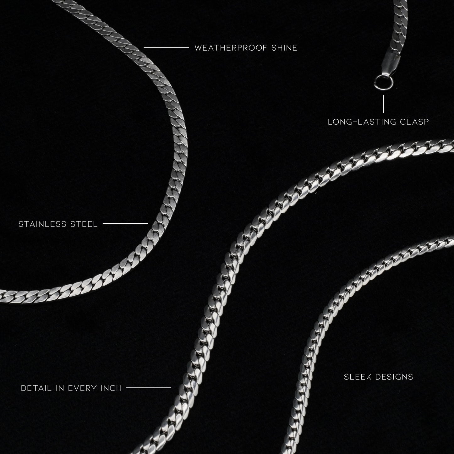 Miami Cubin Link Kette 2mm (Silber)