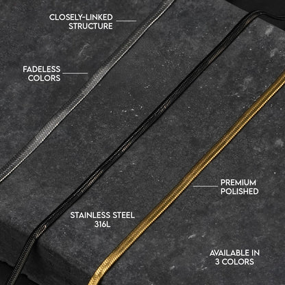 Skalenkette 3mm (Schwarz)