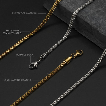 Weizen-Kette 3mm (Gold)