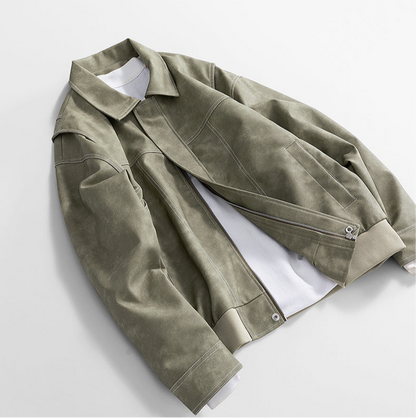 Hafford Klassische Lederjacke