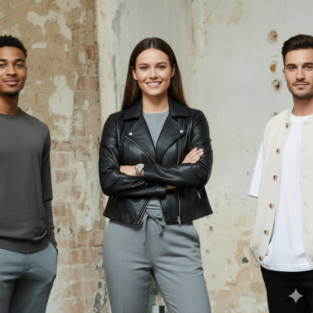 Clarisse Lammfell-Motojacke