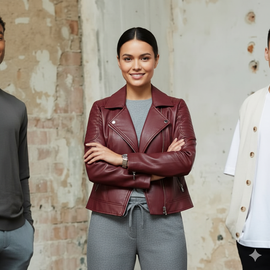 Clarisse Lammfell-Motojacke